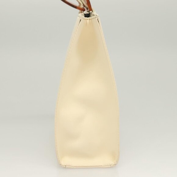 SAINT LAURENT Hand Bag Nylon Beige Auth BA3156 - Picture 5 of 16